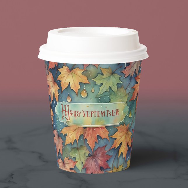 Happy September  Paper Cups (Creator Uploaded)