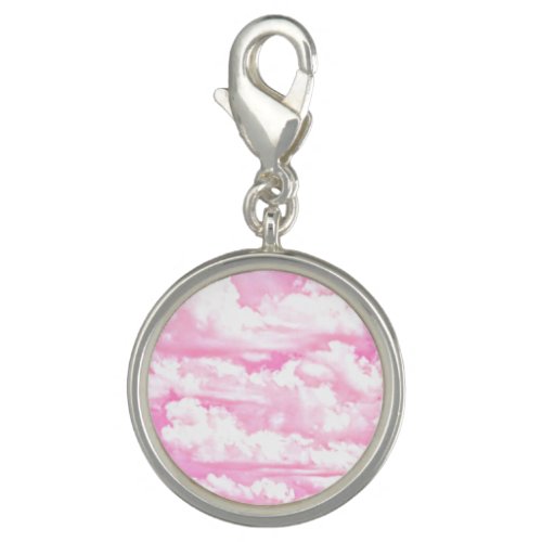 Happy Serene Pink Clouds decor Charm