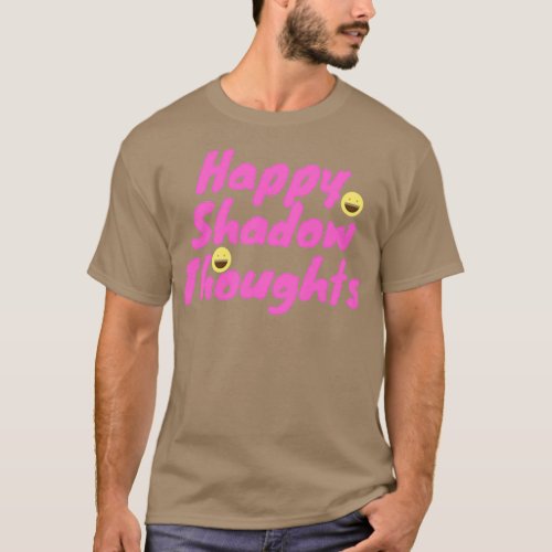 Happy Shadow Thoughts Lightweight Hoodie T_Shirt