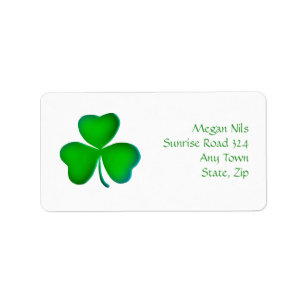 Happy Shamrock Address Label