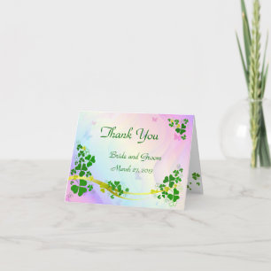 Happy Shamrock Thank You Card
