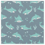 Happy Sharks Fabric