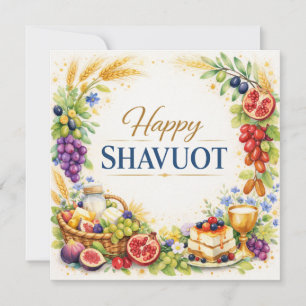 Happy Shavuot Decorative Seven Species Ornament