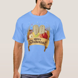 Happy Shavuot Jewish Celebration Hebrew Judaism Ho T-Shirt