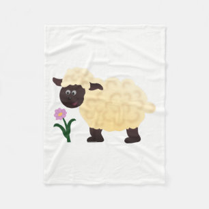 Happy Sheep Fleece Blanket
