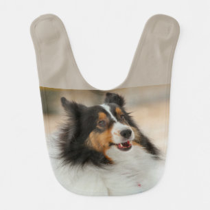 Happy Shelty Baby Bib