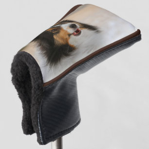 Happy shelty golf head cover