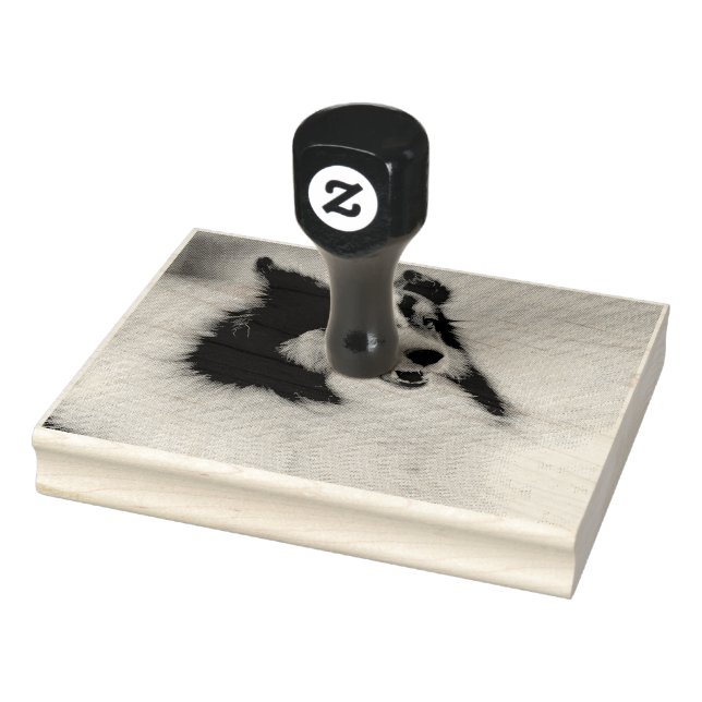 Happy Shelty Rubber Stamp (Stamp)