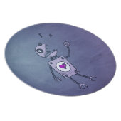 Happy Singing Robot Dinner Plate (Right Side)