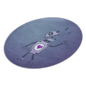 Happy Singing Robot Dinner Plate (Left Side)