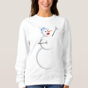 Happy Singing Snowman Christmas Sweatshirt