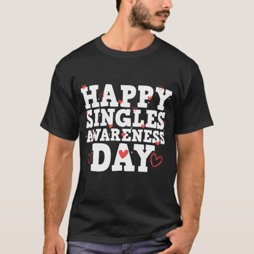 Happy Singles asarness day 2024 T_Shirt