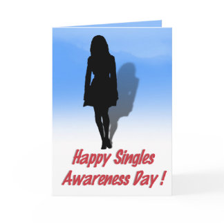 Happy Singles Awareness Day!!! Holiday Card
