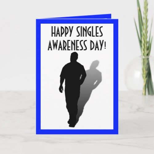 Happy Singles Awareness Day Holiday Card