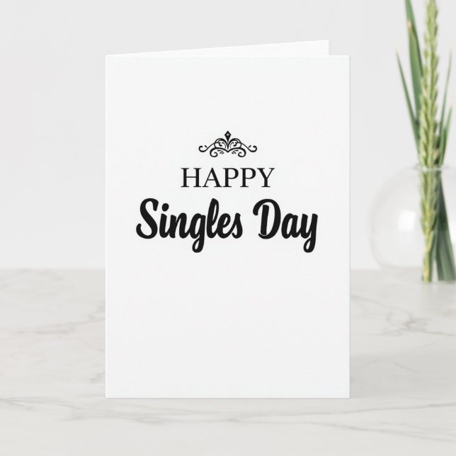 Happy Singles Day Card (Front)