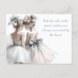 Happy Sister Day Greeting Card Pastel Fashion