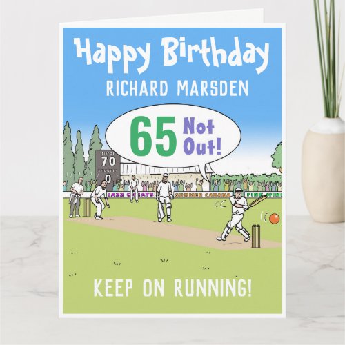 Happy Sixty Fifth Birthday _ 65 Years Old Card