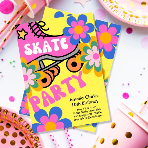 Happy Skate Party Invitation