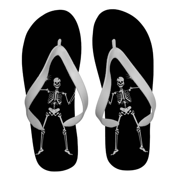 Happy Skeleton Sandals