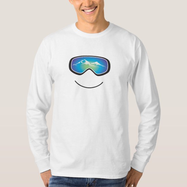 Happy Skier T-Shirt (Front)