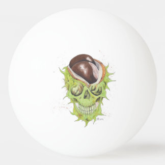 happy skull kastanie Ping-Pong ball