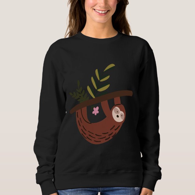 Happy Sloth 53 Sweatshirt (Front)