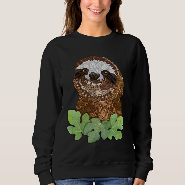 Happy Sloth 56 Sweatshirt (Front)