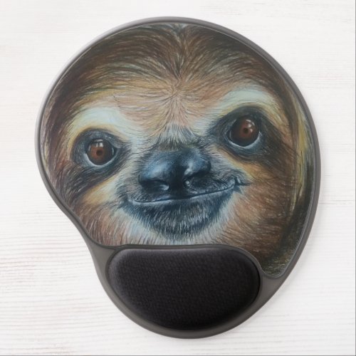 HAPPY SLOTH GEL MOUSE PAD