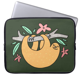 Happy Sloth Laptop Sleeve