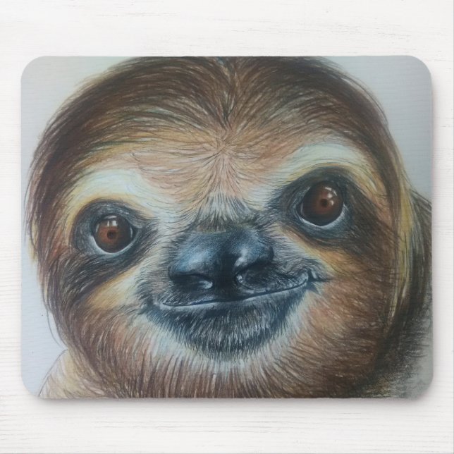 HAPPY SLOTH! mousemat Mouse Pad (Front)