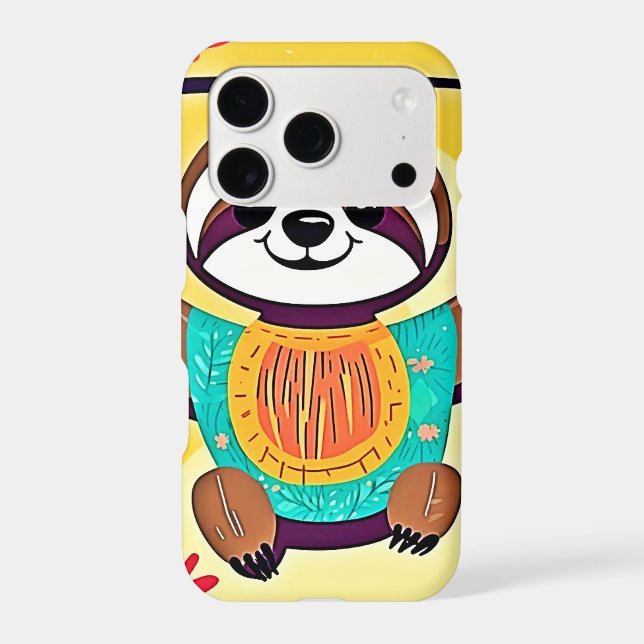 Happy Sloth Swing Design Iphone Case (Back)