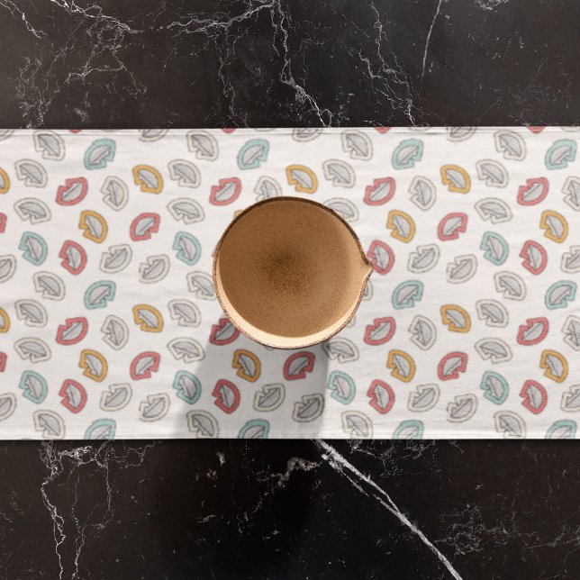 Happy Smile Lips Long Table Runner (table runner)
