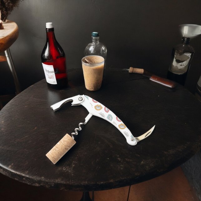 Happy Smile Lips Waiter's Corkscrew (Corkscrew Bottle Opener)