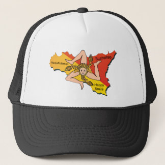 Happy Smile Sicilia Trucker Hat