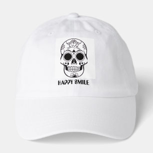 Happy Smile Skull – Stylish Floral Skull Hat