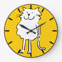 Happy Smiling Cat as a Fun Cartoon Illustration