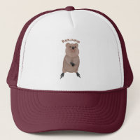 Happy smiling cute quokka cartoon design