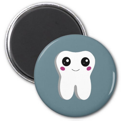 Happy Smiling Dental Tooth Cute Magnet