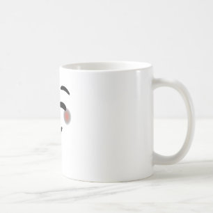 Happy Smiling Eyes Face Blushing Emojis Coffee Mug