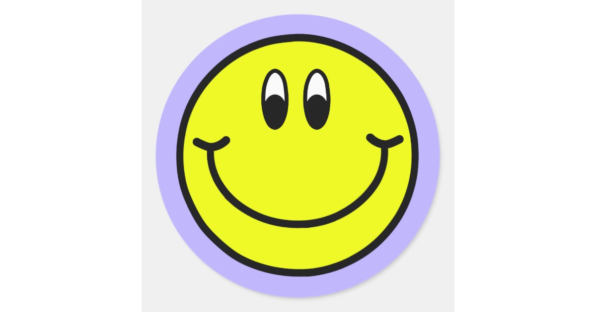 Smiley Face with Pumpkin Eyes Sticker - Sticker Shuttle