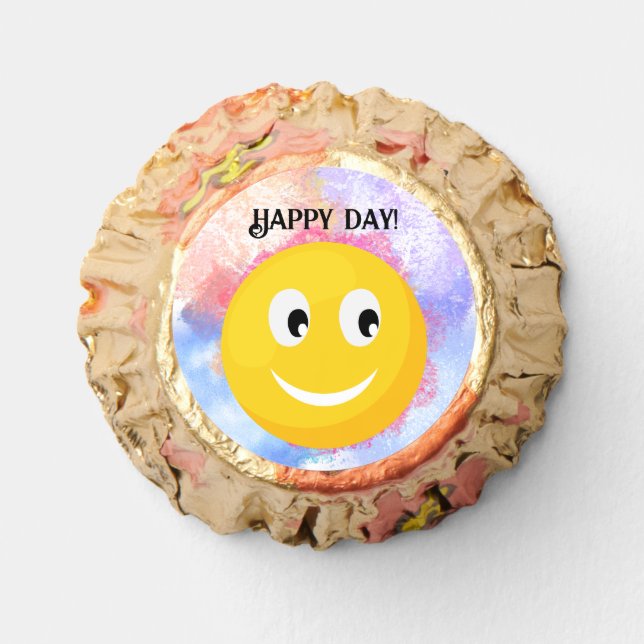 Happy Smiling Face  Reese's Peanut Butter Cups (Front)