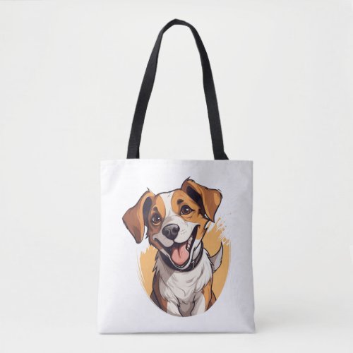 Happy smiling puppy Classic T_Shirt Tote Bag