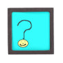 Happy Smiling Question Mark Emoji, Kids Art Jewelry Box