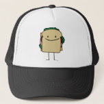 Happy Smiling Sandwich - Classic Trucker Hat at Zazzle
