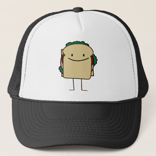 Happy Smiling Sandwich _ Classic Trucker Hat
