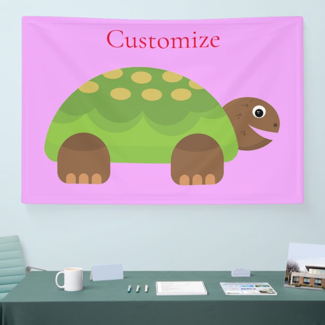 Happy Smiling Turtle Thunder_Cove Banner (Tradeshow)