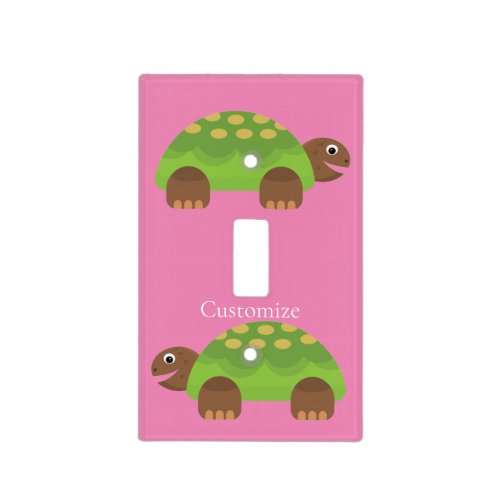 Happy Smiling Turtle Thunder_Cove Light Switch Cover