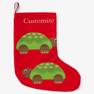 Happy Smiling Turtle Thunder_Cove Small Christmas Stocking