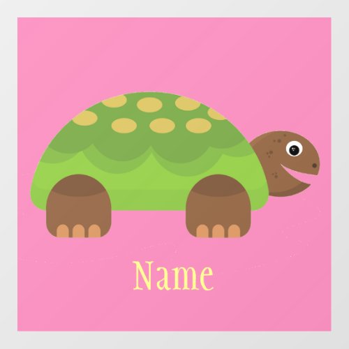 Happy Smiling Turtle Thunder_Cove Wall Decal
