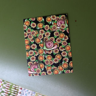 Happy Snail Flowers                                Postcard